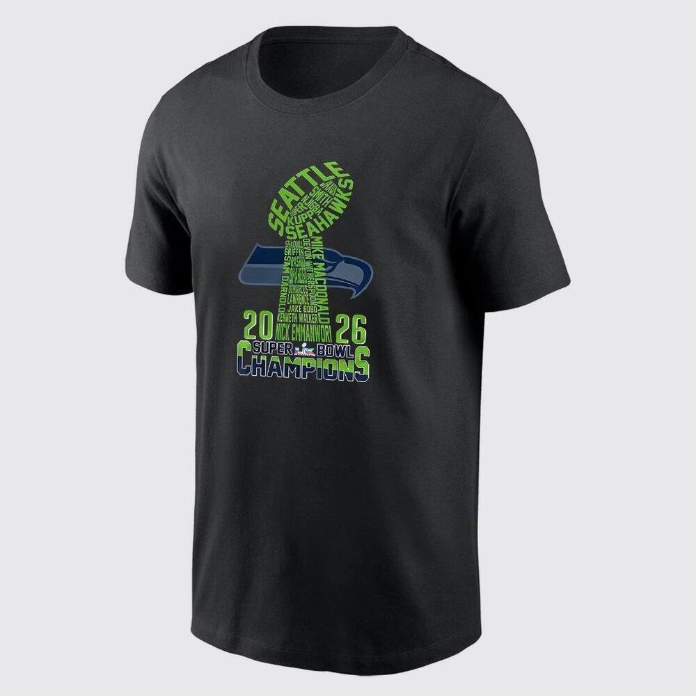 Super Bowl Seattle Seahawks Championship 2026 Tshirt